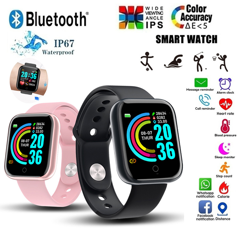 Smartwatch Face - D20 Smart Horloge Waterdicht Fitness Tracker