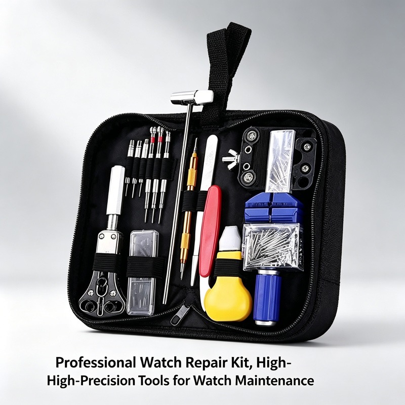 Tool Kit Strap Change - 147-delige horlogereparatieset Horlogemaker professionele kit voor