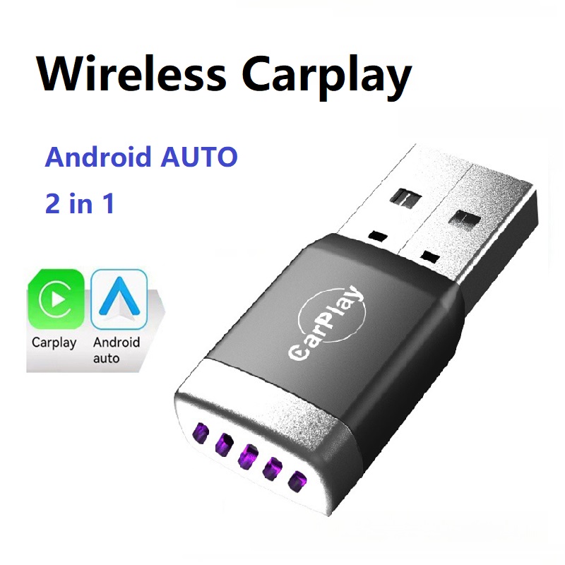 Smartwatch Universal - Nieuwe Draadloze CarPlay Android Auto Adapter