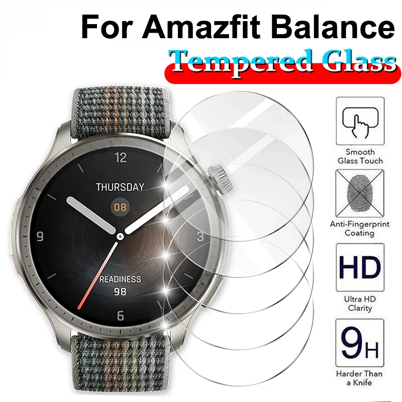 Smartwatch Ac - Screenprotector voor Amazfit Balance, gehard glas,