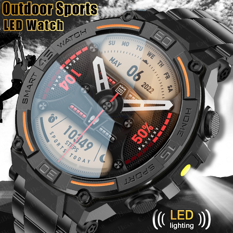 Smartwatch Face - Outdoor Militaire Robuuste Smartwatch Heren GPS