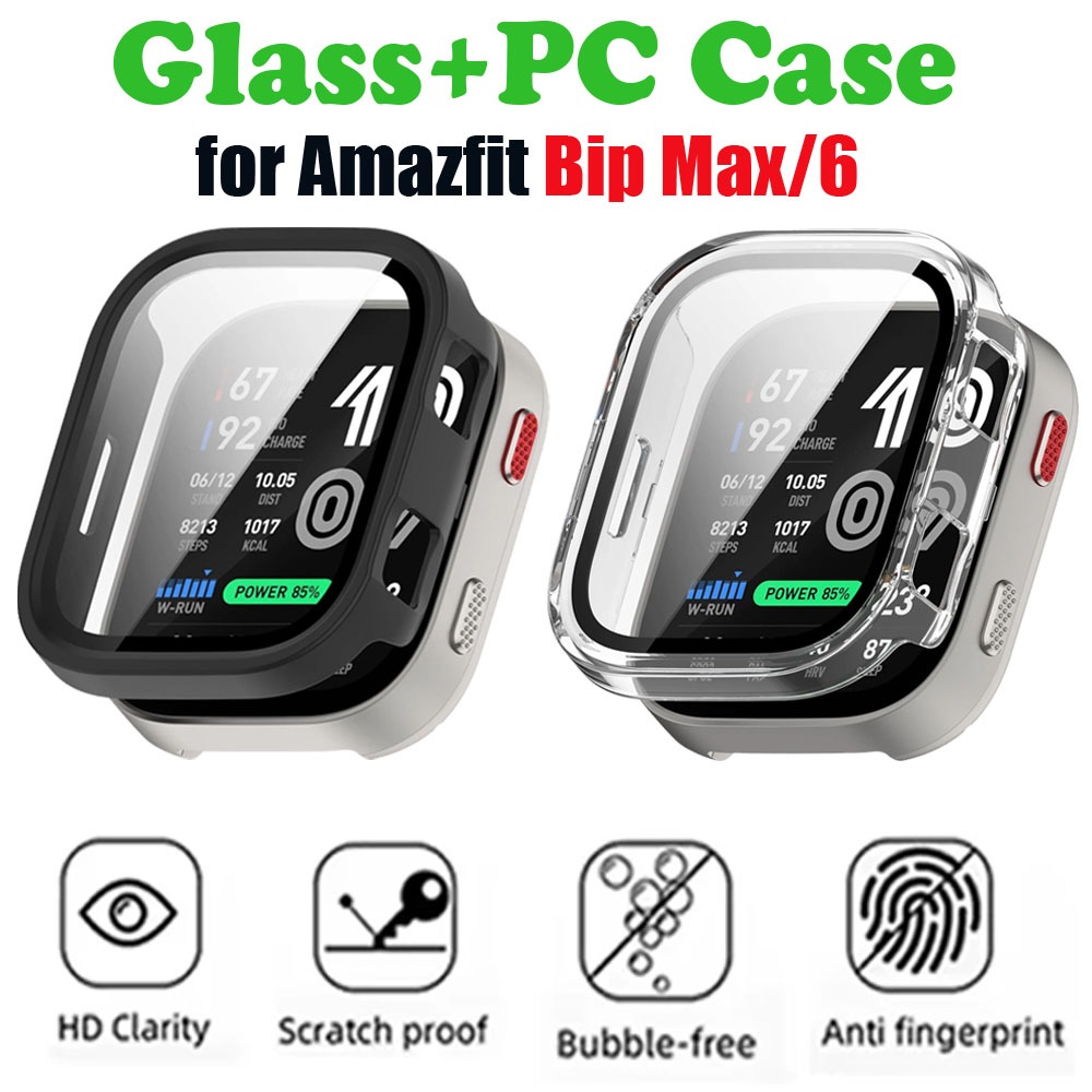 Amazfit Smartwatch Accessories - Glas + Case voor Amazfit Bip