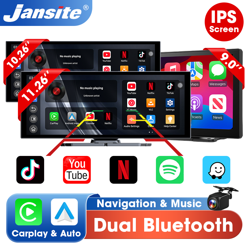 Smartwatch Universal - Jansite Universele Auto Multimedia Videospeler Bluetooth