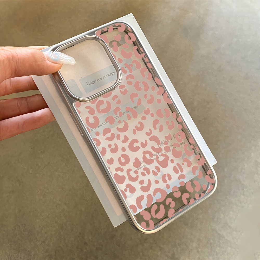 Roze luipaardprint elektrolyti - Apple Iphone 15 Pro Max recensie en prijs