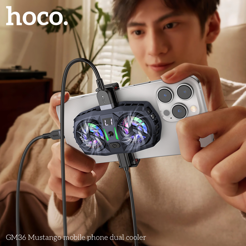 HOCO GM36 Dual Fan Voor Telefo - Smartwatch Universal recensie en prijs