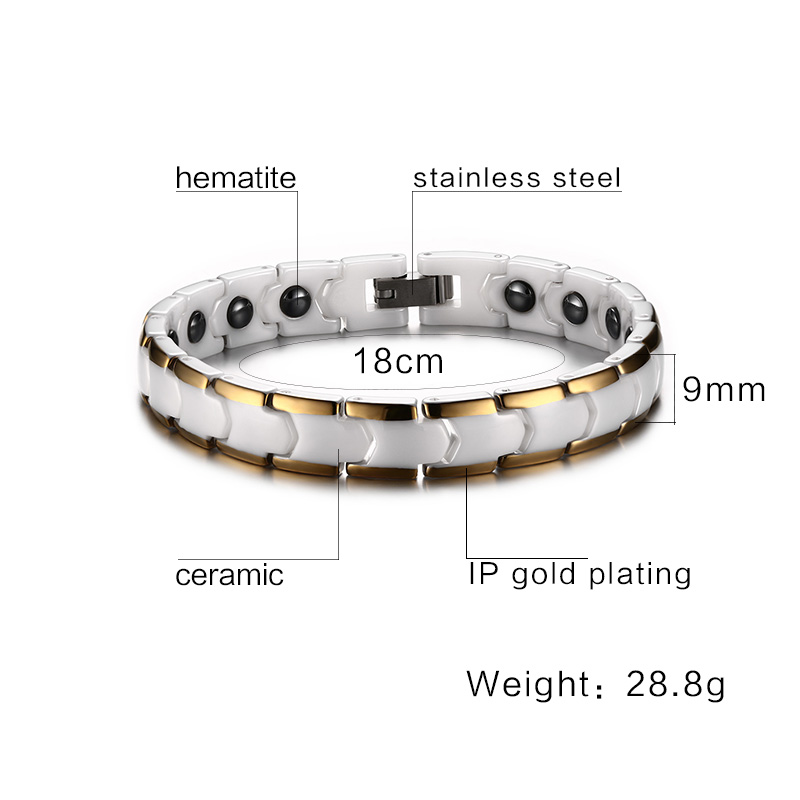 Vinly Armbanden Voor Vrouwen A - Ceramic Link Bracelet recensie en prijs