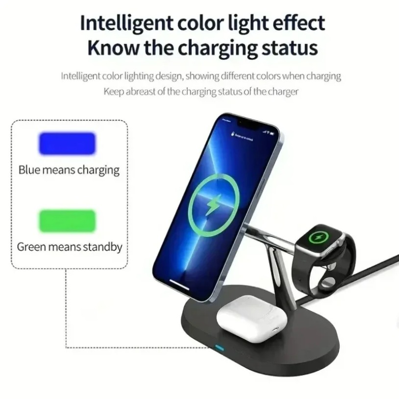 3-in-1 Opansten Magnetische Dr - Wireless Charger Watch recensie en prijs