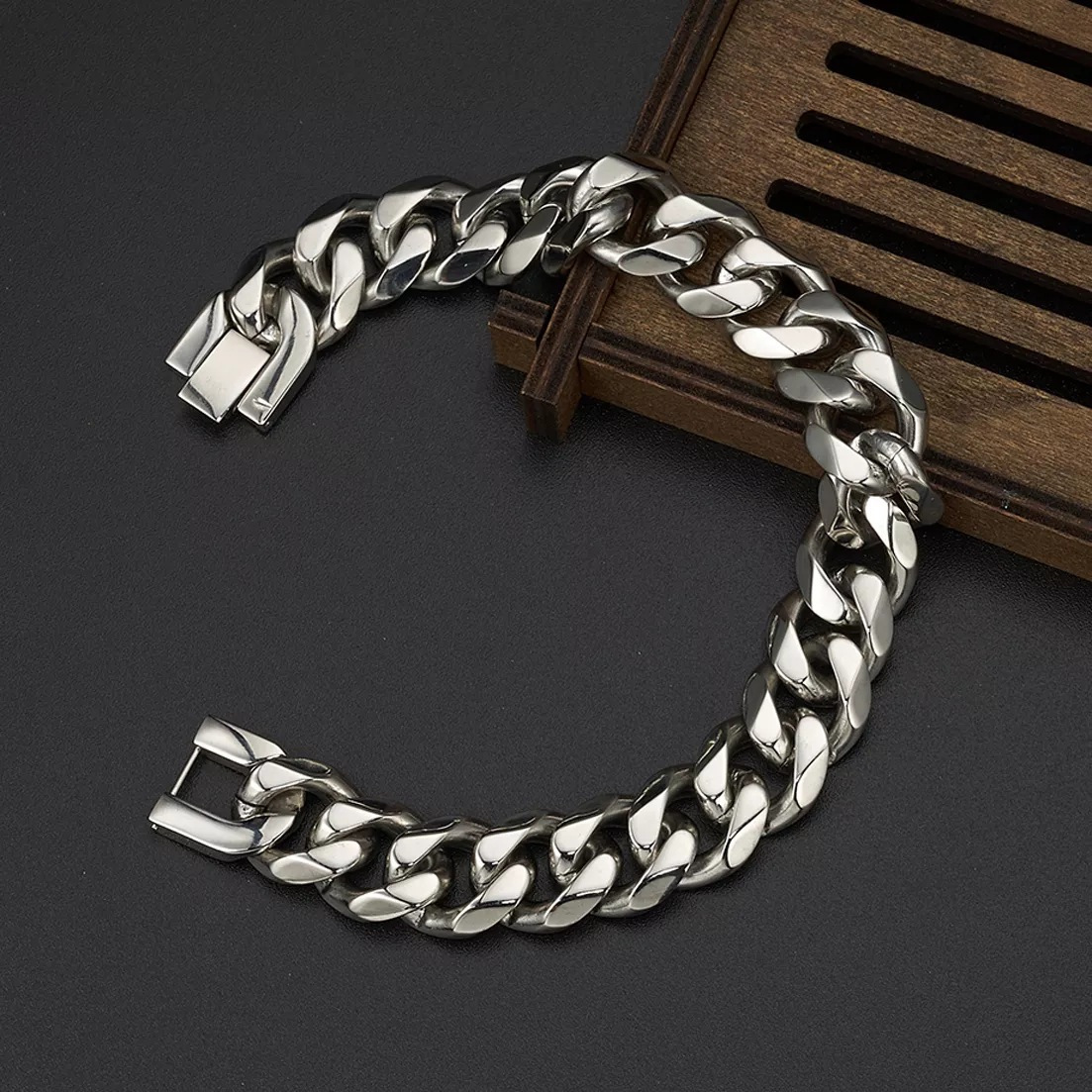 9MM-15MM Gepolijste 316L RVS C - Ceramic Link Bracelet recensie en prijs