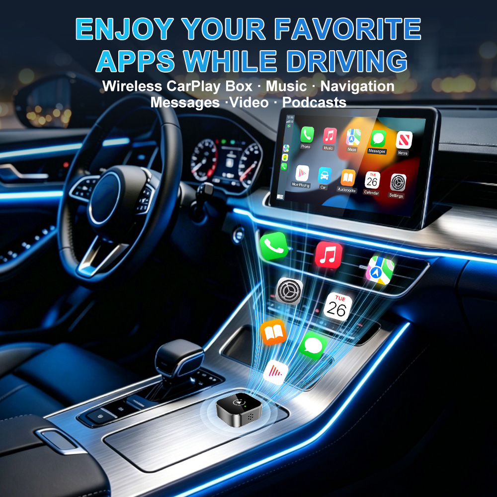 Draadloze CarPlay Android Auto - Smartwatch Universal recensie en prijs
