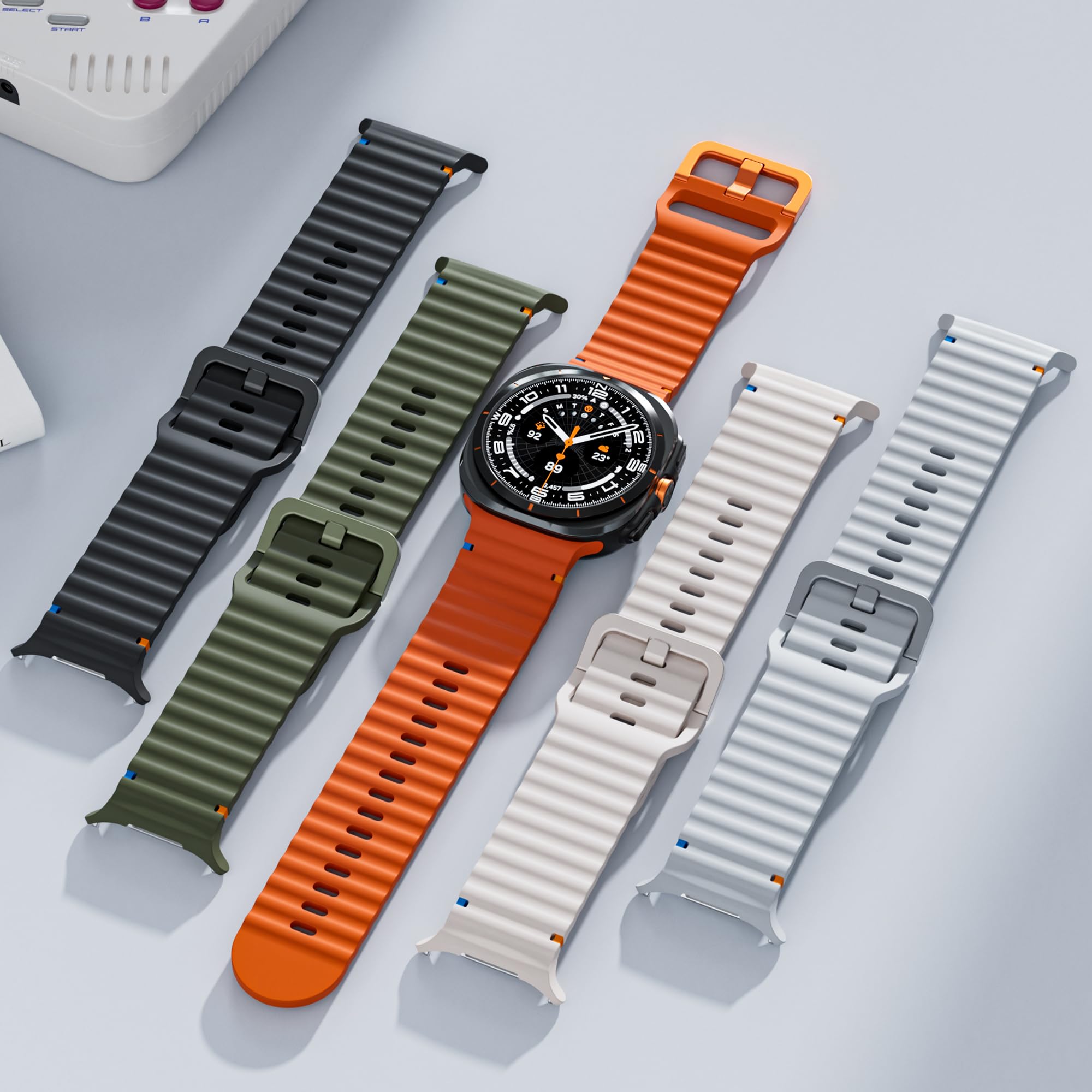 Siliconen band voor Samsung Ga - Samsung Smartwatch Ultra Accessories recensie en prijs