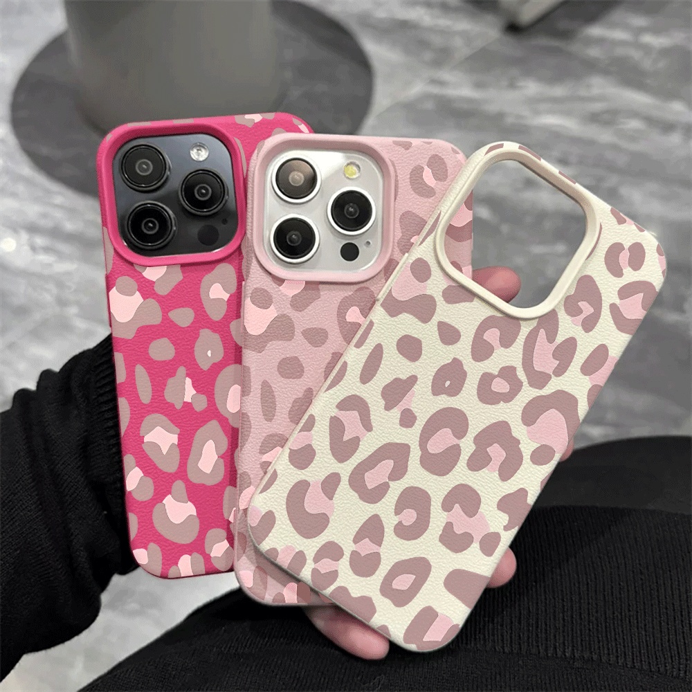 Paarse luipaardprint telefoonh - Apple Iphone 15 Pro Max recensie en prijs