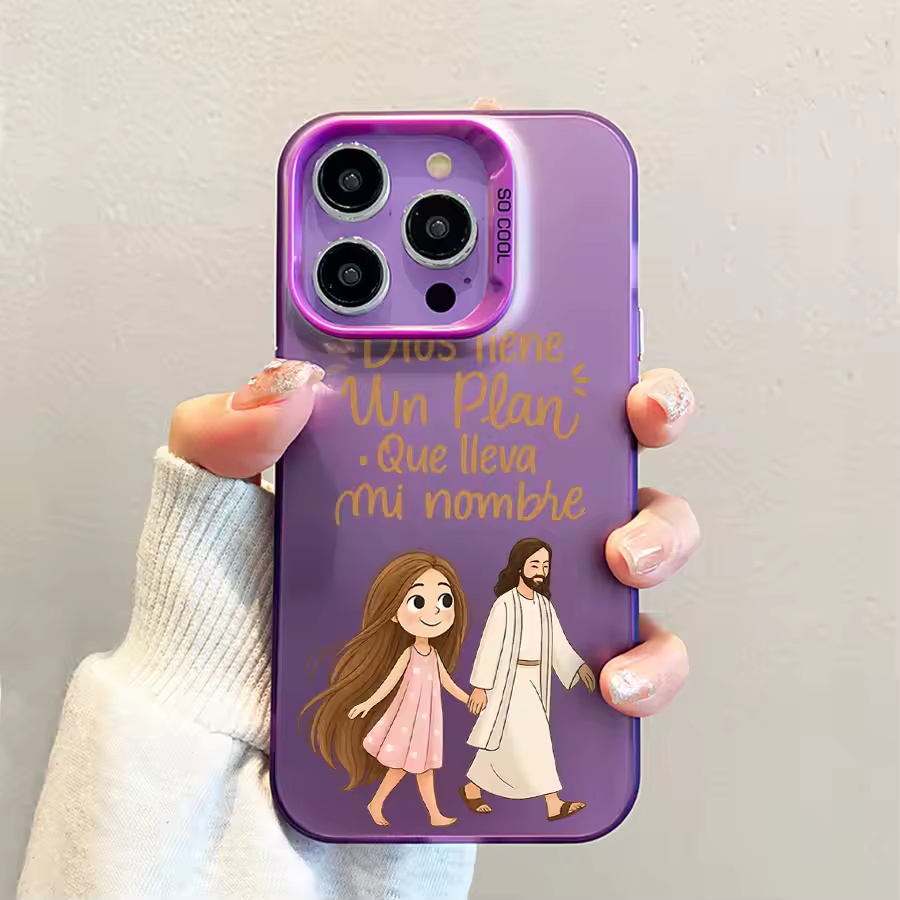 Schattig meisje loopt met God  - Apple Iphone 15 Pro Max recensie en prijs