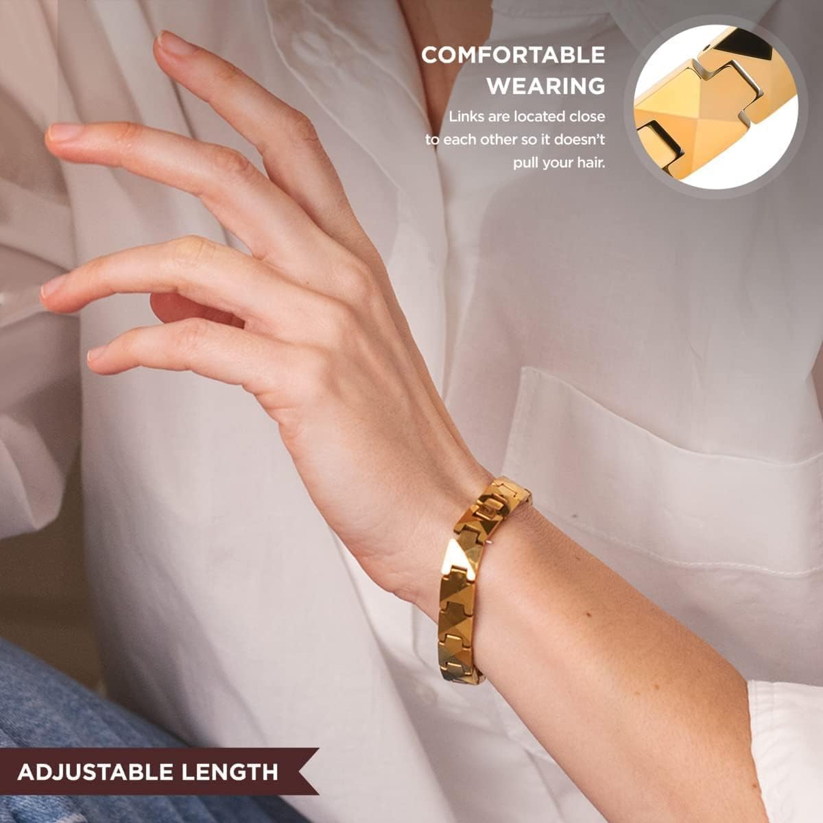 ARADOO Premium keramische armb - Ceramic Link Bracelet recensie en prijs
