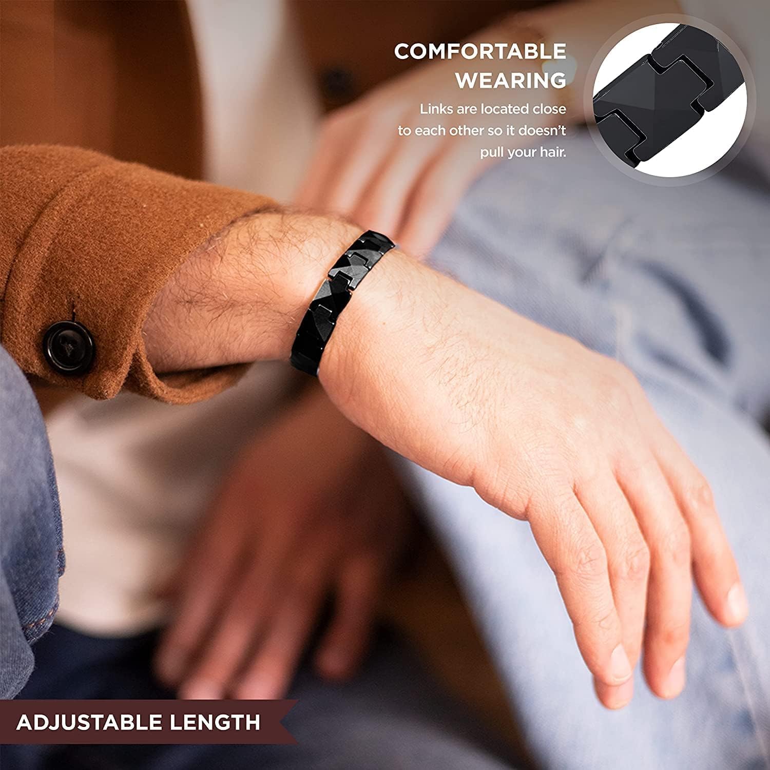 ARADOO Premium keramische armb - Ceramic Link Bracelet recensie en prijs