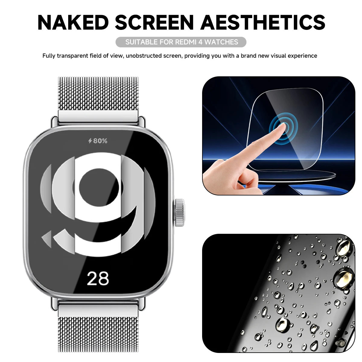 Gehard glas voor Xiaomi Redmi  - Smartwatch Ac recensie en prijs