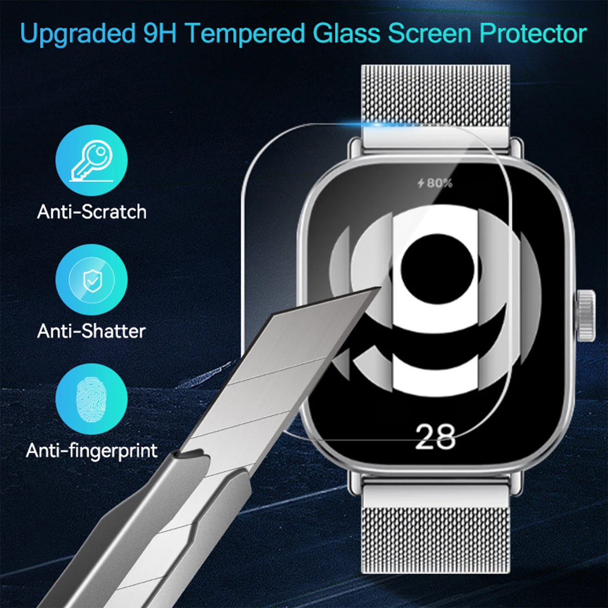 Gehard glas voor Xiaomi Redmi  - Smartwatch Ac recensie en prijs