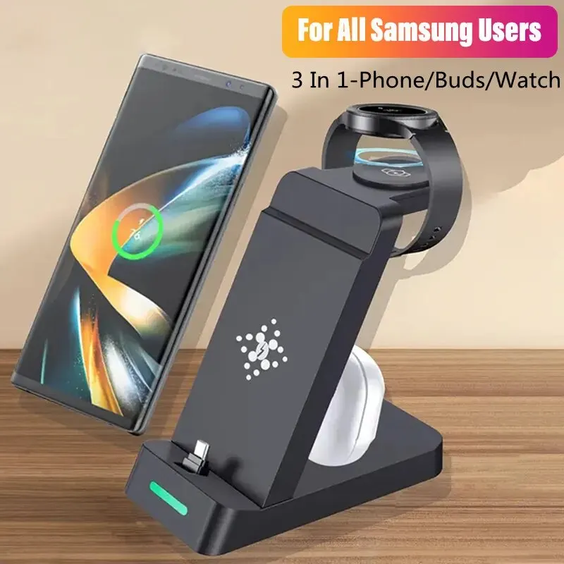3 In 1 Laadstation Voor Samsun - Wireless Charger Watch recensie en prijs