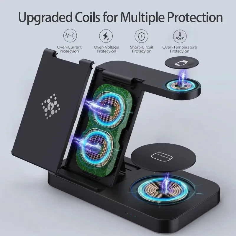 Reizen 4 in 1 draadloze oplade - Wireless Charger Watch recensie en prijs