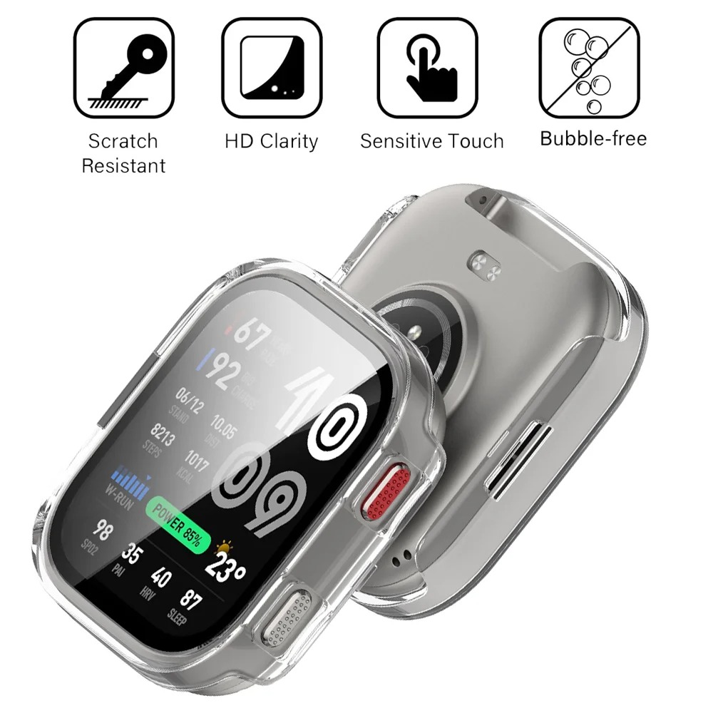 Glas + Case voor Amazfit Bip M - Amazfit Smartwatch Accessories recensie en prijs