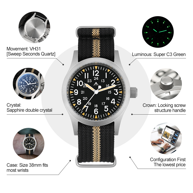 Militado ML05 Vintage horloge  - Smartwatch Nexus recensie en prijs
