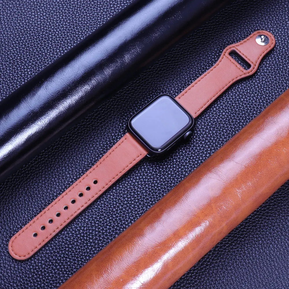 Lederen band voor Apple Watch  - Smartwatch Watch Accessories For Women recensie en prijs